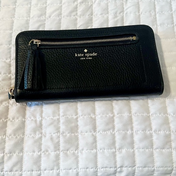 Kate Spade Pebbled Leather Chester Street Neda Large Wallet - NEVER USED - Picture 3 of 14